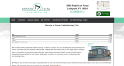 Desktop Screenshot of donnercreekvet.com